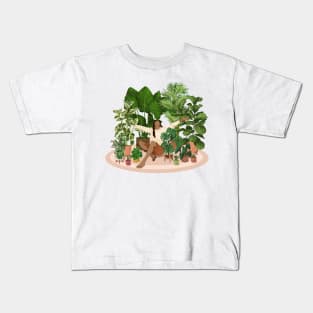 Plant lady 10 Kids T-Shirt